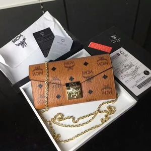 MCM Patricia Visitors Wallet On a Chain